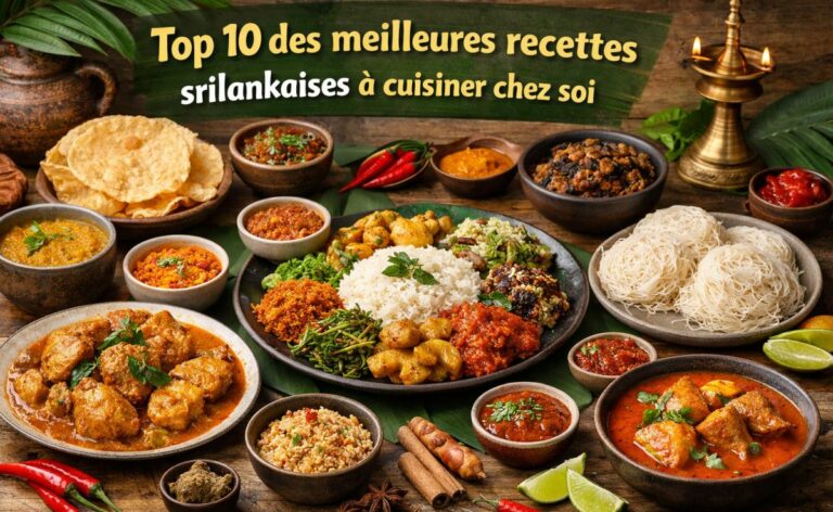 Top 10 des meilleures recettes sri-lankaises à cuisiner chez soi